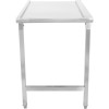 Dispenser Højre side 600x650x850mm Uden underhylde Uden Kant Rustfrit stål | Adexa SWT6065L