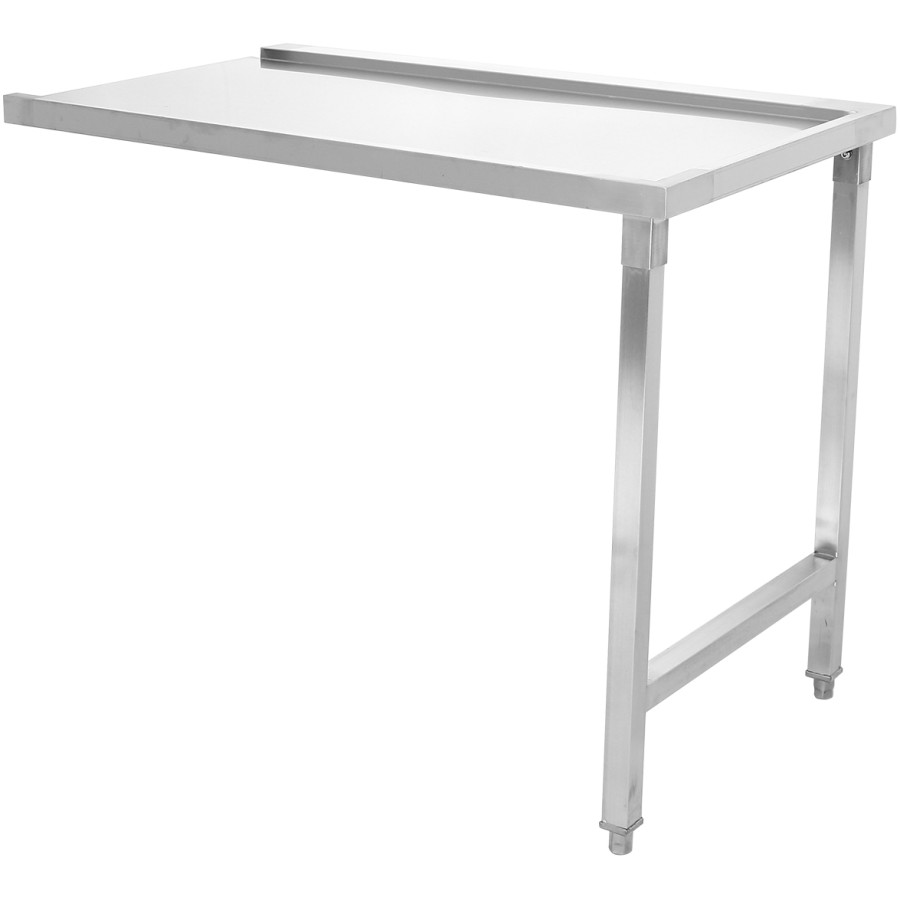 Dispenser Højre side 600x650x850mm Uden underhylde Uden Kant Rustfrit stål | Adexa SWT6065L