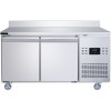 Kølebord med bagkant, 2 døre, 1350 x 700 x 950 mm | Adexa T147RBL2