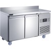 Kølebord med bagkant, 2 døre, 1350 x 700 x 950 mm | Adexa T147RBL2
