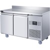 Kølebord med bagkant, 2 døre, 1350 x 700 x 950 mm | Adexa T147RBL2
