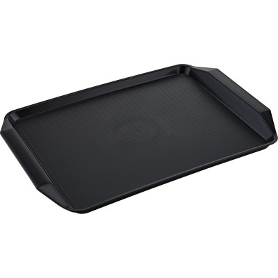 Frokostbakke med håndtag 430x305mm Polypropylen Sort | Adexa TF0003
