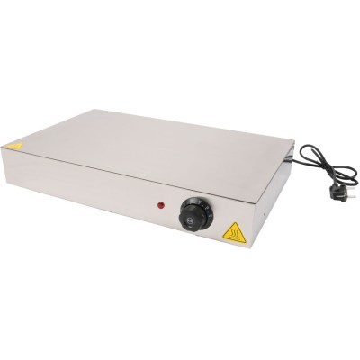 Opvarmningsbakke/varmeplade i rustfrit stål GN1/1 530x325mm | Adexa TSWP53