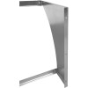 Væghylde med 12 kroge i rustfrit stål 1200x300x300mm | Adexa VMR1230
