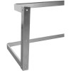 Væghylde med 12 kroge Rustfrit stål 900x300x300mm | Adexa VMR0930U