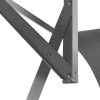 Væghylde med 12 kroge Rustfrit stål 900x300x300mm | Adexa VMR0930U