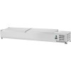 Kantinekøler/Kølerenne 1800mm 8xGN1/3 Dybde 380mm Rustfri låg | Adexa GA518