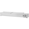 Kantinekøler/Kølerenne 2000mm 9xGN1/3 Dybde 380mm Rustfri låg | Adexa GA520