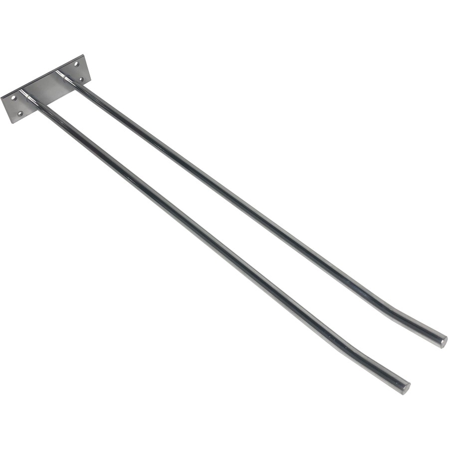 Glasholder Krom Vægmonteret Længde 300mm 3 vinglas | Adexa WGA18500300S