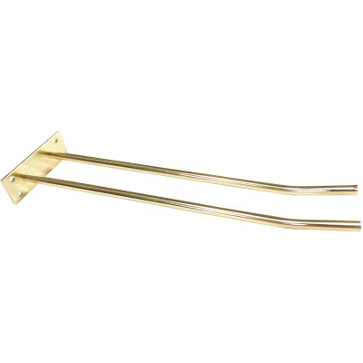 Glasophæng Guld Vægmonteret Længde 400mm 4 vinglas | Adexa WGA18500400G