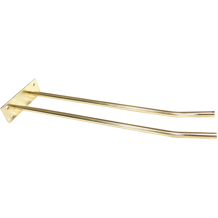 Glasophæng Guld Vægmonteret Længde 400mm 4 vinglas | Adexa WGA18500400G