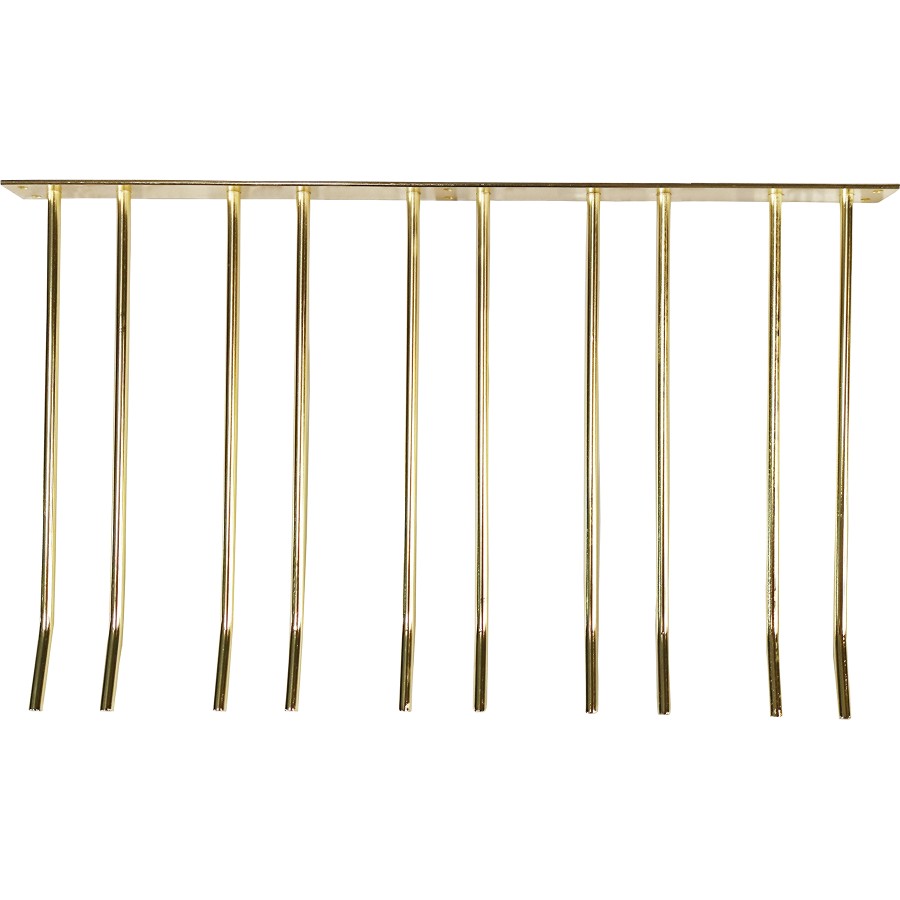 Glasholder Guld Vægmonteret Længde 300mm 15 vinglas | Adexa WGA58500300G
