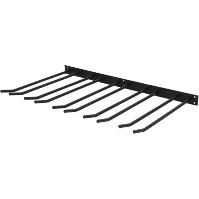 Glasholder Sort Vægmonteret Længde 300mm 15 vinglas | Adexa WGA58500300B