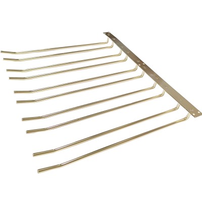Glasholder Guld Loftsmonteret Længde 300mm 15 vinglas | Adexa WGB58500300G