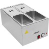 Kommerciel Bain Marie inklusive 4xGN1/4 kantiner med låg | Adexa WH706614