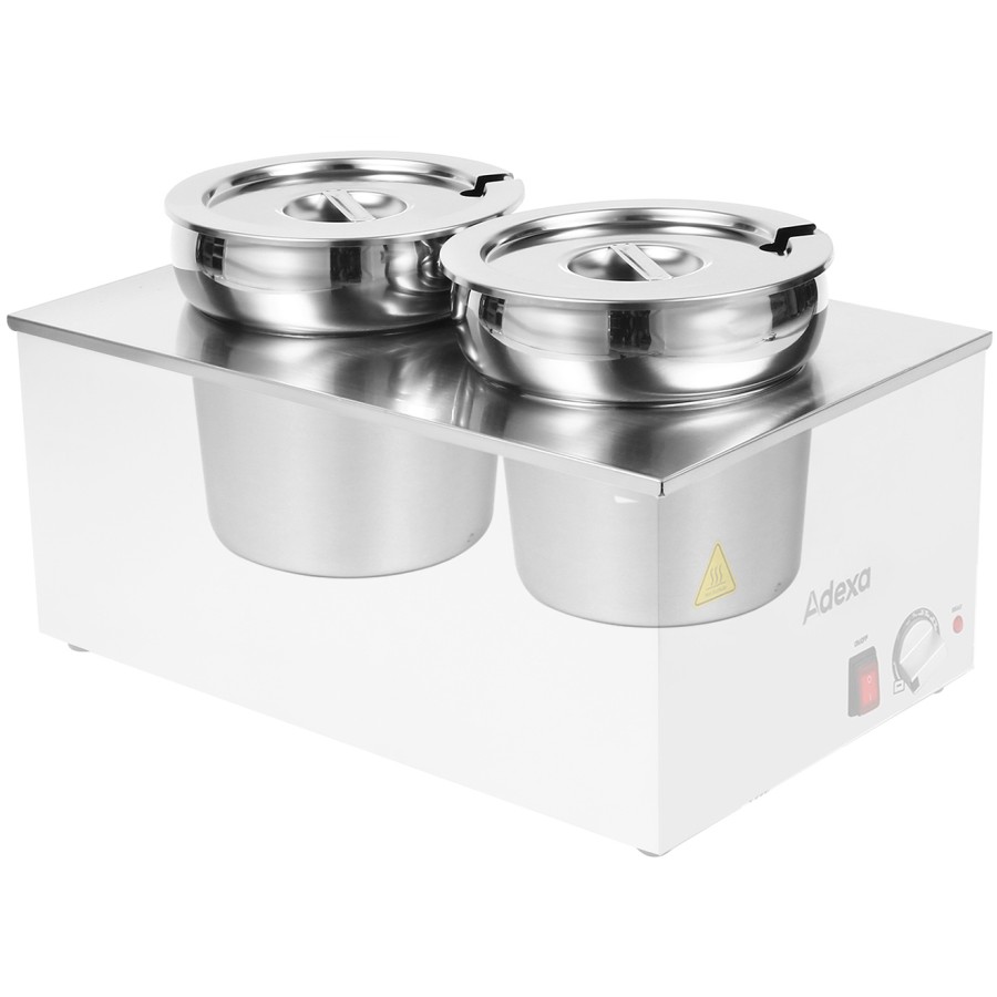 Suppekedelindsats til vandbad / suppevarmer GN1/1 2 x 7 liter | Adexa WH706627P