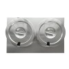 Suppekedelindsats til vandbad / suppevarmer GN1/1 2 x 7 liter | Adexa WH706627P