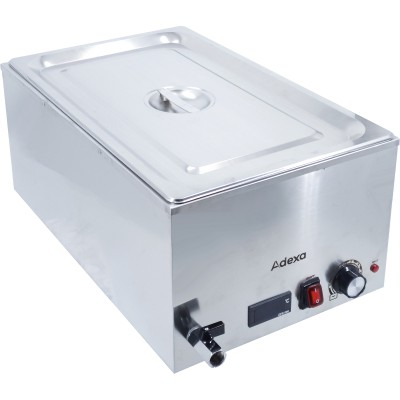 Vandbad inklusive 1xGN1/1 kantin med låg Digital kontrol Tap | Adexa WH7066CT