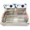 Professionel Friture dobbelt 14 liter 2,5+2,5kW elektrisk bænkmodel | Adexa WHCD171