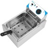 Kommerciel frituregryde enkelt elektrisk 10 liter 2,5 kW bordplade | Adexa WHCDFS