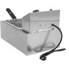 Kommerciel frituregryde enkelt elektrisk 10 liter 2,5 kW bordplade | Adexa WHCDFS