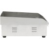 Professionel stegepande glat 1 zone 358x393mm 2kW elektrisk | Adexa WHEG810AF