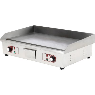 Kommerciel Stegeplade Glat 2 zoner 728x393mm 4,4kW Elektrisk | Adexa WHEG820AF