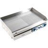 Professionel stegeplade med glat rist 2 zoner 728x393mm 4,4kW Elektrisk | Adexa WHEG820AFR