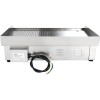 Professionel stegeplade med glat rist 2 zoner 728x393mm 4,4kW Elektrisk | Adexa WHEG820AFR