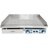 Professionel grillplade med 2 zoner 728x393mm 4,4kW elektrisk | Adexa WHEG820AR