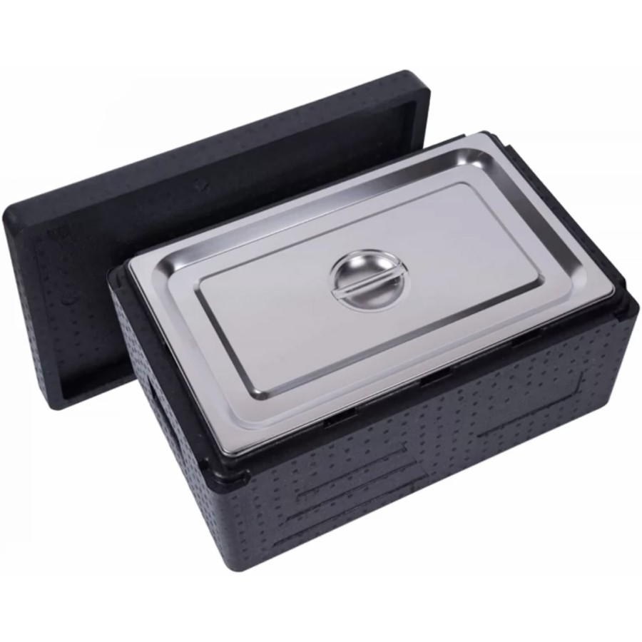 Thermobox 32 liter inkl. 1xGN1/1 kantin med låg og bærehåndtag | Adexa WHEPP111