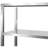 Øverste hylde/serveringshylde 2 niveauer 900x335x700mm Rustfrit stål | Adexa WHES903470