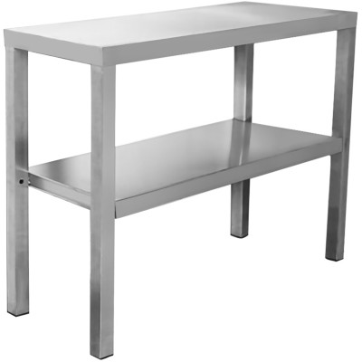 Øverste hylde/serveringshylde 2 niveauer 600x335x700mm Rustfrit stål | Adexa WHES603470