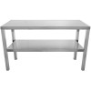 Øverste hylde/serveringshylde 2 niveauer 900x335x700mm Rustfrit stål | Adexa WHES903470
