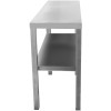 Øverste hylde/serveringshylde 2 niveauer 900x335x700mm Rustfrit stål | Adexa WHES903470