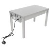 Tophylde/serveringshylde med varmeliste 1 niveau 600x335x350mm rustfrit stål | Adexa WHESP603435