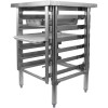 Stativ i rustfrit og galvaniseret stål til 6 x 600x400mm og GN1/1-kantiner 800x700x900mm | Adexa WHMTR7080