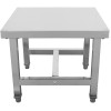 Stativ / palle / lav arbejdsbænk i rustfrit stål 500x500x400mm | Adexa WHPS5050