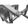 Stativ / palle / lav arbejdsbænk i rustfrit stål 500x500x400mm | Adexa WHPS5050