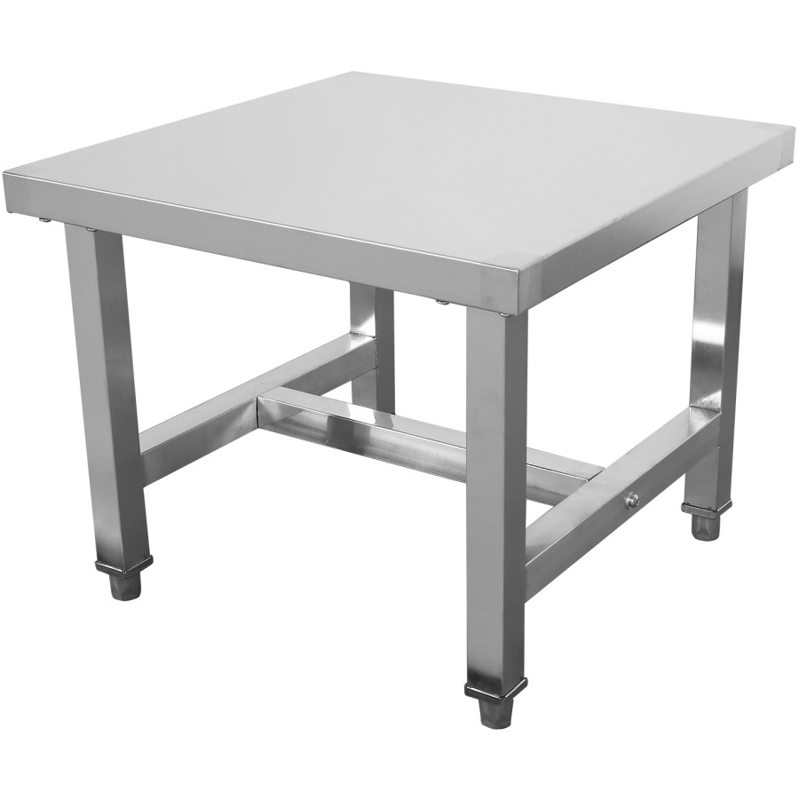 Stativ / palle / lav arbejdsbænk i rustfrit stål 500x500x400mm | Adexa WHPS5050