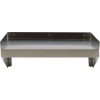 Væghylde 1 niveau 3 sider opretstående 1200x400x254mm Rustfrit stål | Adexa WSW400120B