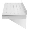 Væghylde i perforeret rustfrit stål 1000x350x254mm | Adexa WSW35100P