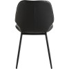 Side Dining Chair PU-lædersæde Sort | Adexa WW177