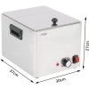 Professionel pølsevarmer 8 liter 1kW | Adexa XDESW8