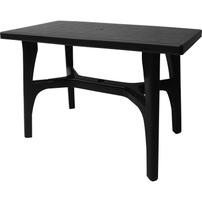 Havebord / Udendørs bord Rektangulært Antracitgråt Monterbart 1100x580x745mm | Adexa XDT317