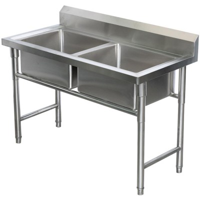 Køkkenvask i rustfrit stål 1080x600x900mm 2 hoar Kant | Adexa YDRST245A