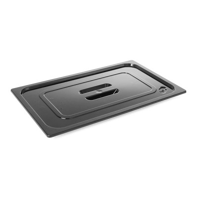 GN-kantin Polycarbonat Låg GN1/2 Sort | Adexa PB812L