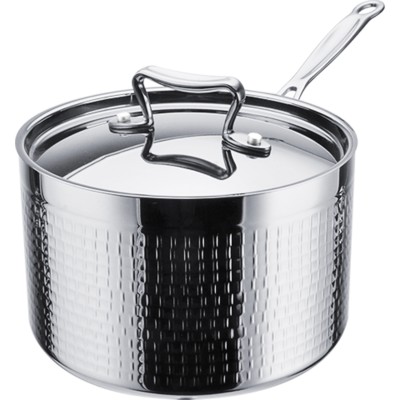 Hamrad Tre-lags gryde 200x125mm 3,9 liter Sølv Adexa C0310026S