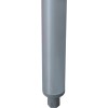 Isspand/skuffe med to plastskakter, hjul og skydelåg 30 liter rustfrit stål | Adexa CIBT1924