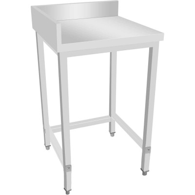Arbejdsbord til højre side uden underhylde bagkant bag & højre 700x700x965mm | Adexa DWL7070R